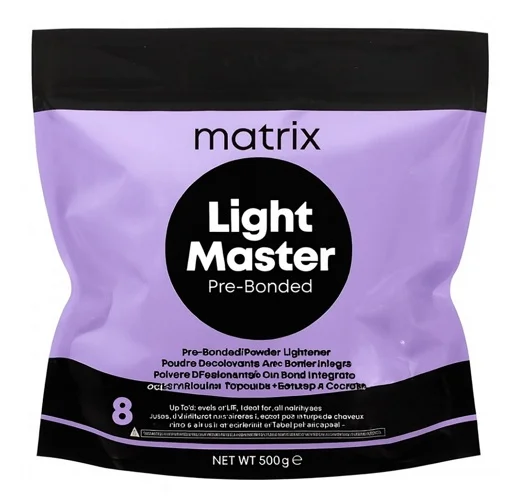 Пудра для освітлення волосся з бондером (Up to 8 levels), 500 г Light Master Pre-Bonded Powder Lightener MATRIX